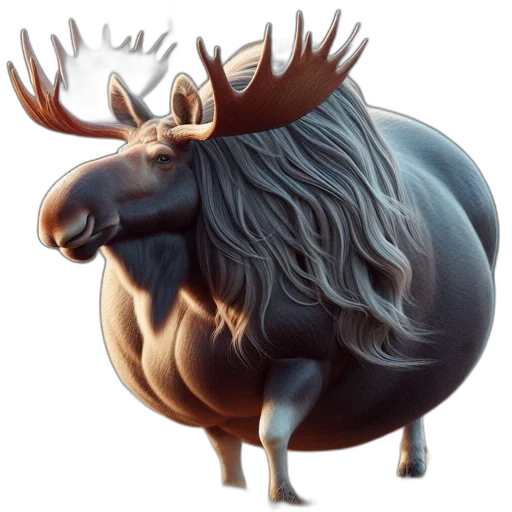 animal, crown, creature, concept art transparent PNG cut-out