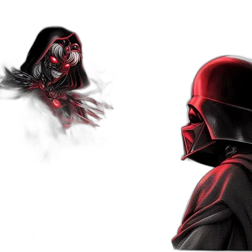 mask, concept art, comic book art, fantasy art transparent PNG cut-out