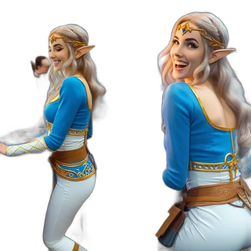 staff, concept art, fantasy art, 3d render transparent PNG cut-out