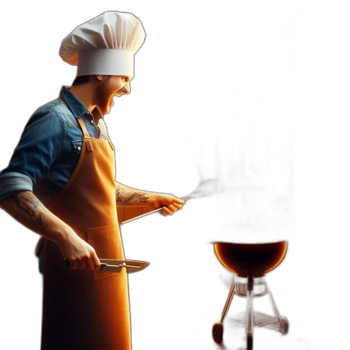staff, food, bottle, 3d render transparent PNG cut-out
