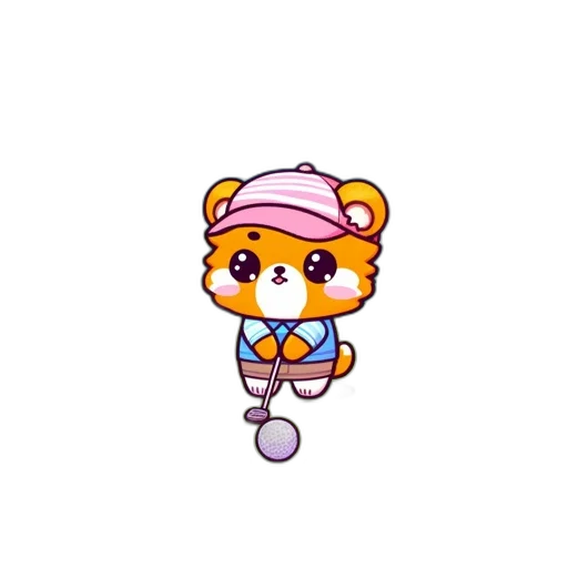staff, hat, animal, pixel art transparent PNG cut-out