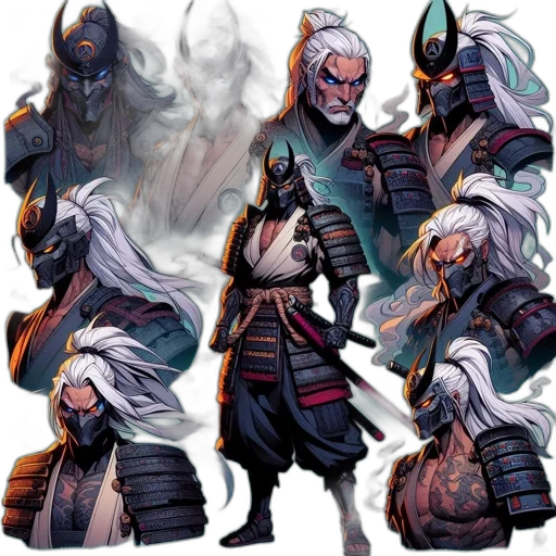 concept art, fantasy art, comic book art, pixel art transparent PNG cut-out