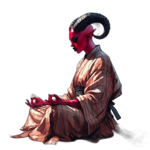 mask, dragon, staff, concept art transparent PNG cut-out