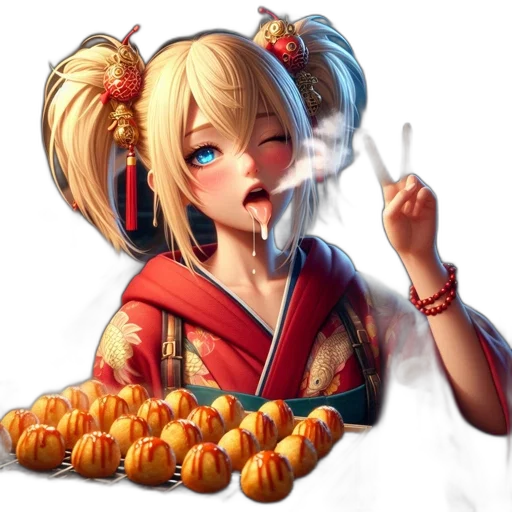 staff, food, dragon, anime transparent PNG cut-out