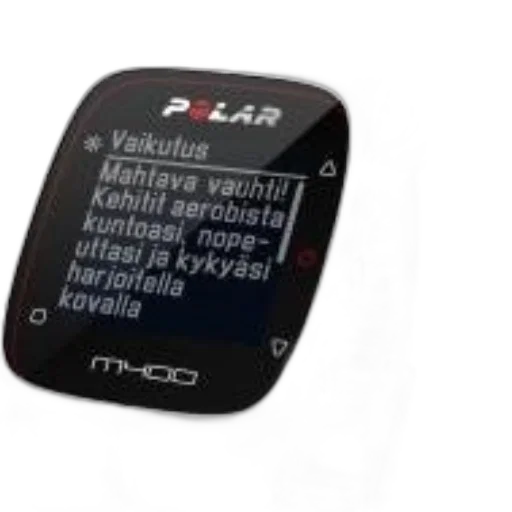 white, polar, m400, watch transparent PNG cut-out