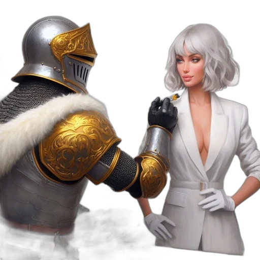 sword, weapon, robot, jacket transparent PNG cut-out