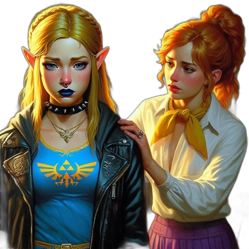 comic book art, concept art, fantasy art, pixel art transparent PNG cut-out