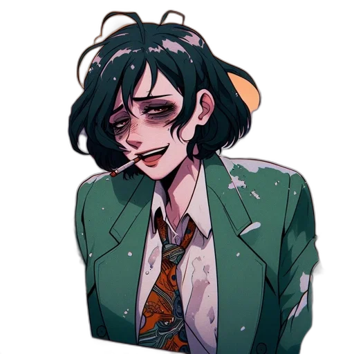 jacket, mask, face, staff transparent PNG cut-out