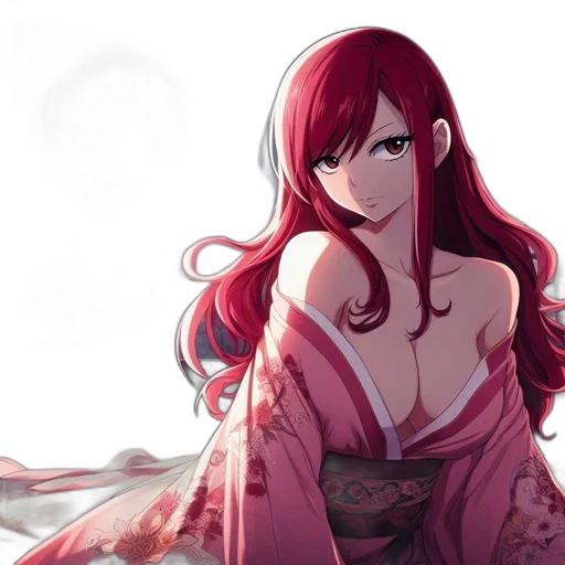 dress, anime, concept art, fantasy art transparent PNG cut-out