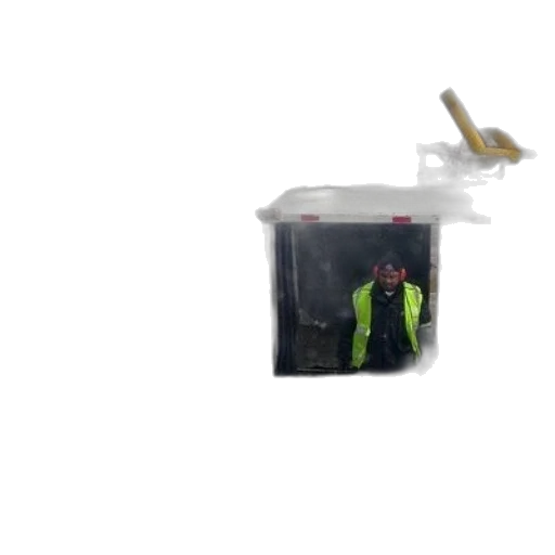 jacket, staff, robot, umbrella transparent PNG cut-out