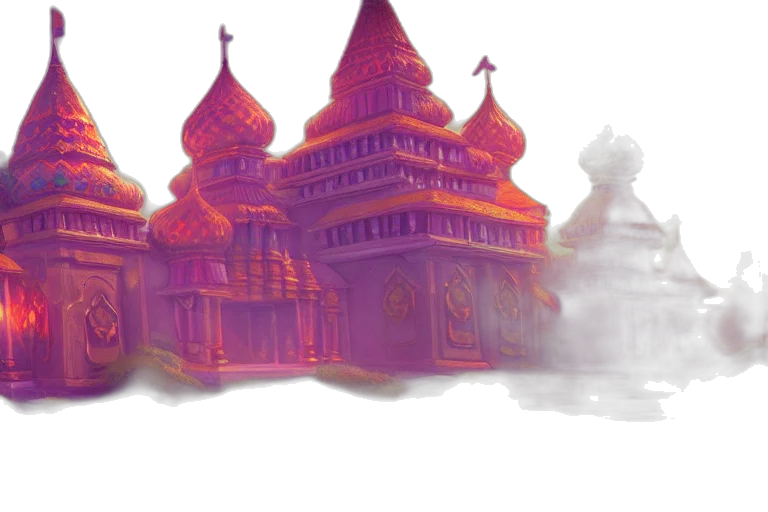 crown, building, concept art, 3d render transparent PNG cut-out