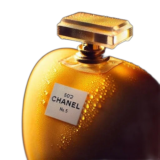 bottle, crown, photorealistic, golden transparent PNG cut-out