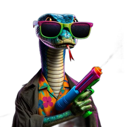 dragon, staff, jacket, robot transparent PNG cut-out