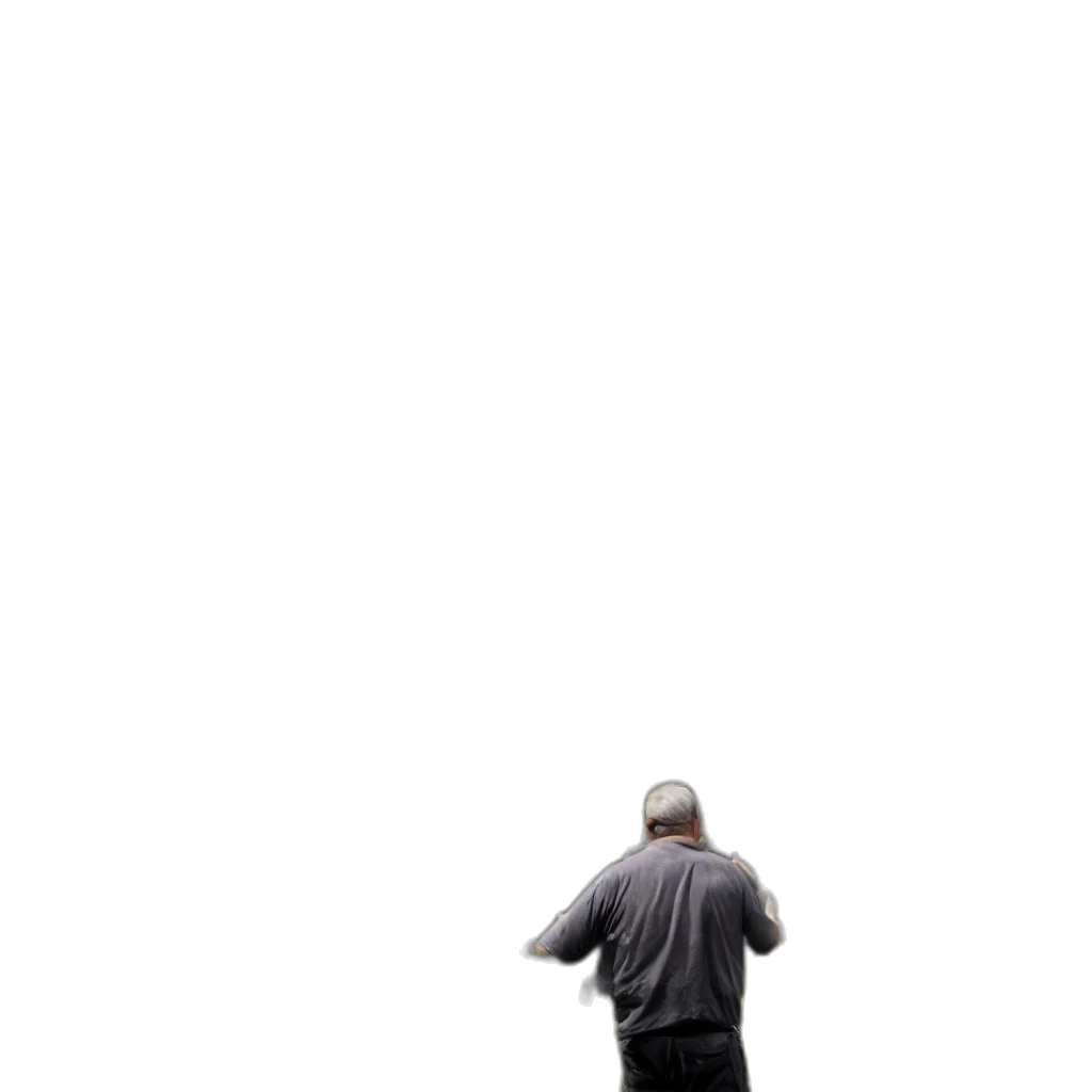 jacket, staff, robot, shoes transparent PNG cut-out
