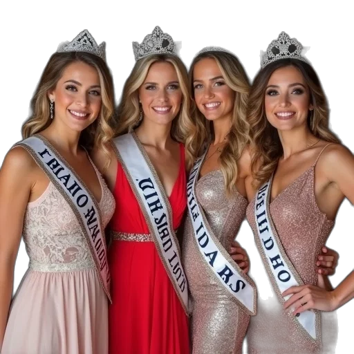 crown, contestants, miss, idaho transparent PNG cut-out