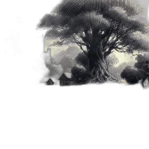 tree, creature, concept art, fantasy art transparent PNG cut-out