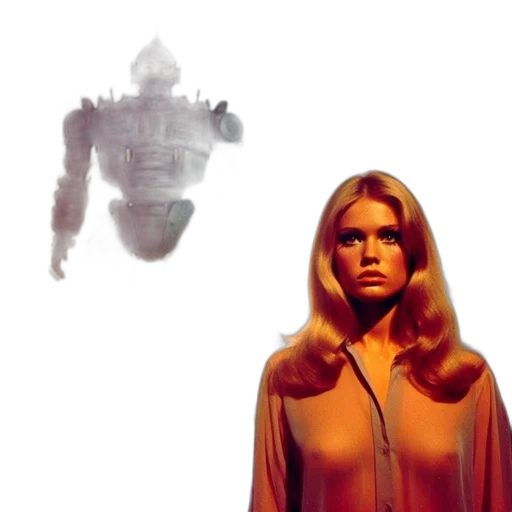 robot, jacket, face, concept art transparent PNG cut-out