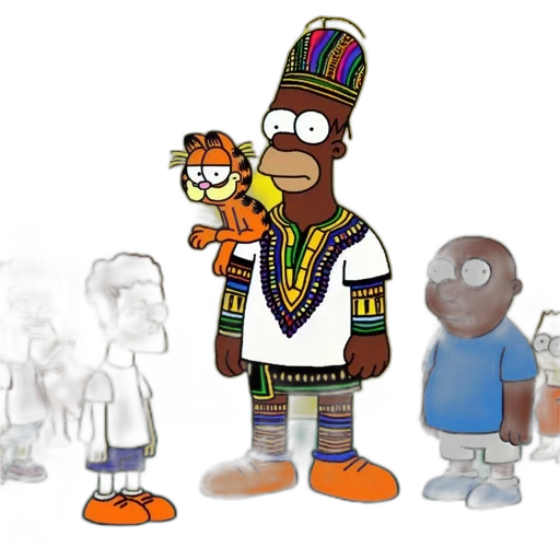 cartoon, concept art, 3d render, pixel art transparent PNG cut-out
