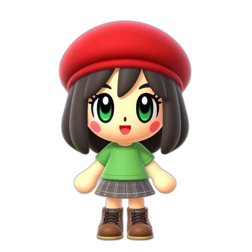 hat, face, staff, animal transparent PNG cut-out