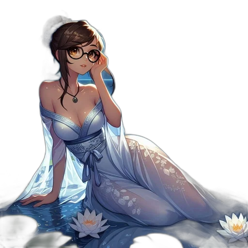 dress, fantasy art, concept art, pixel art transparent PNG cut-out