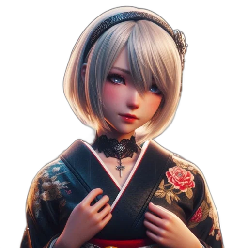 face, staff, jacket, robot transparent PNG cut-out