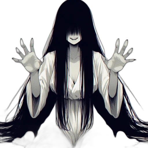 mask, hair, creature, face transparent PNG cut-out