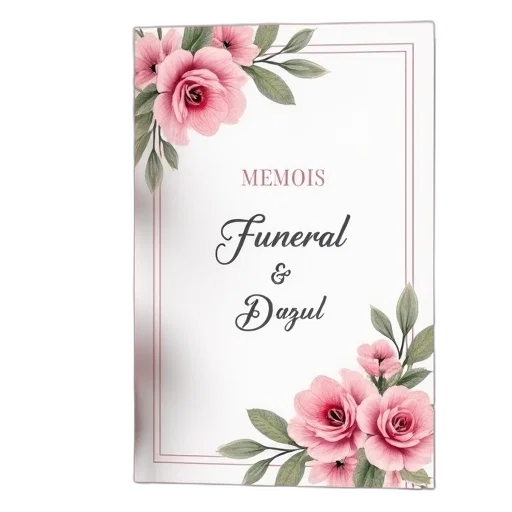 printable, funeral, program, booklet transparent PNG cut-out