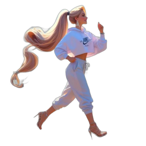 staff, hair, concept art, pixel art transparent PNG cut-out