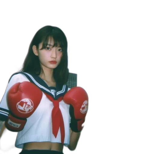 jacket, weapon, robot, face transparent PNG cut-out