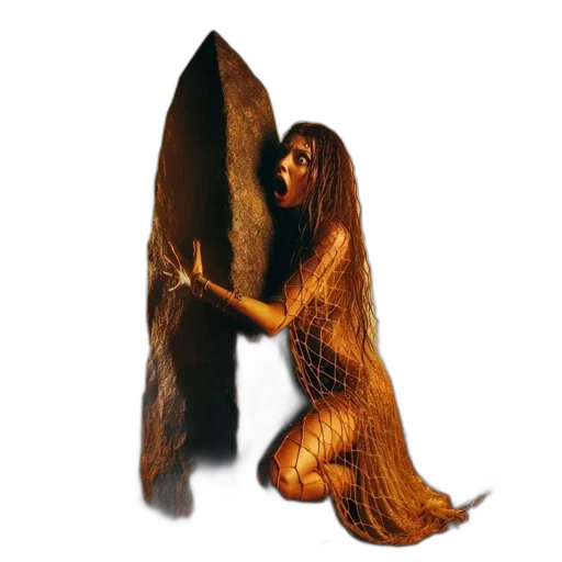 hair, dress, creature, animal transparent PNG cut-out
