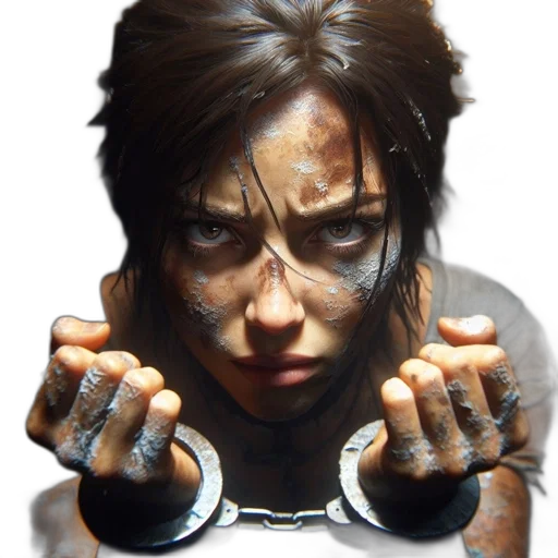 face, concept art, photorealistic, cyberpunk transparent PNG cut-out