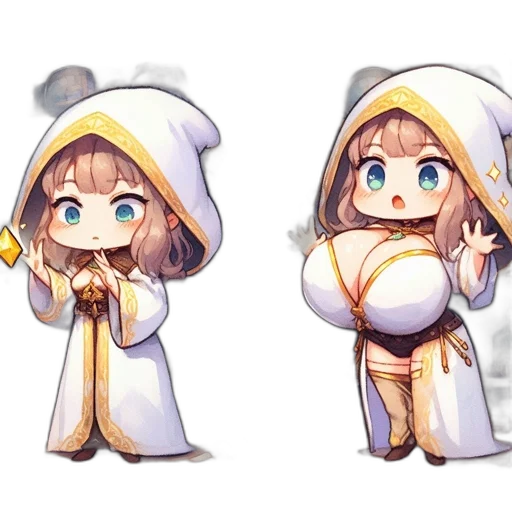 concept art, pixel art, anime, 3d render transparent PNG cut-out