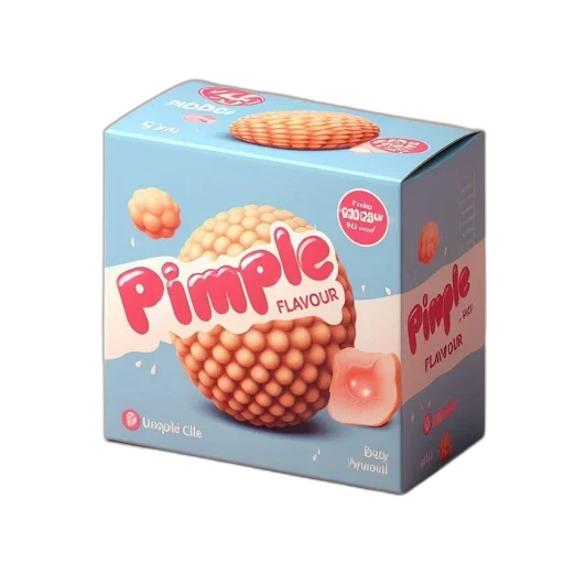 food, 3d render, vaporwave, pastel transparent PNG cut-out