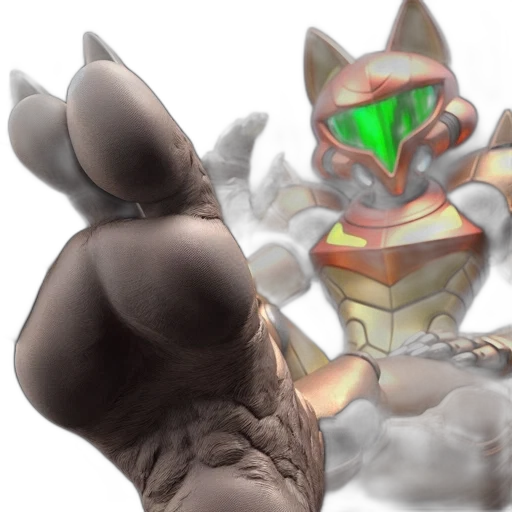 robot, weapon, mask, creature transparent PNG cut-out