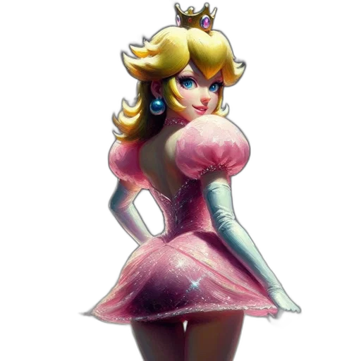 dress, crown, concept art, pixel art transparent PNG cut-out
