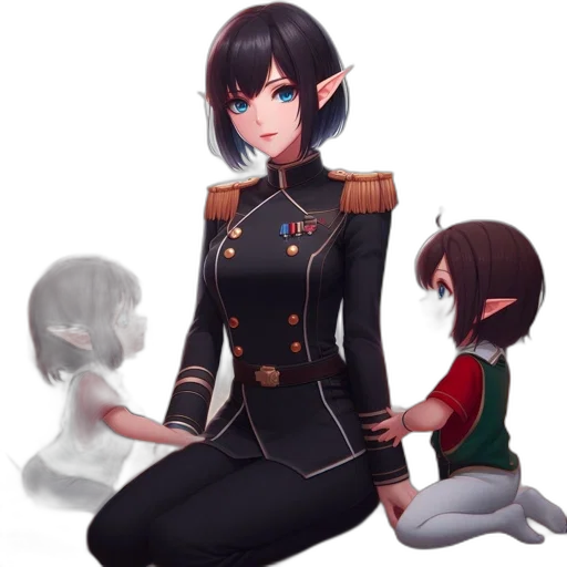 staff, jacket, weapon, creature transparent PNG cut-out