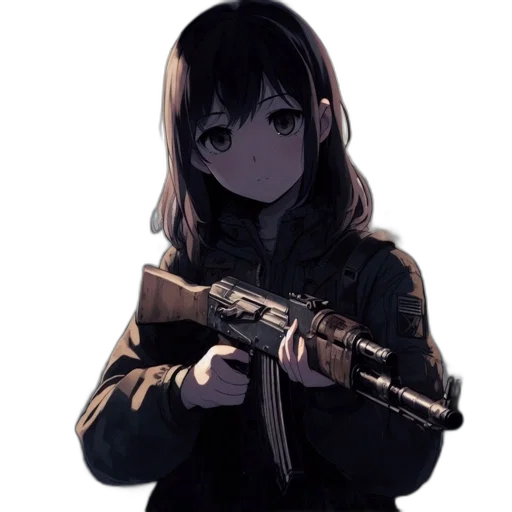weapon, staff, jacket, animal transparent PNG cut-out