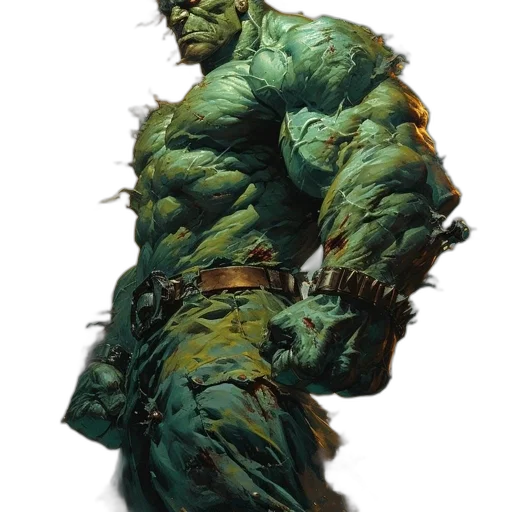 weapon, creature, face, staff transparent PNG cut-out