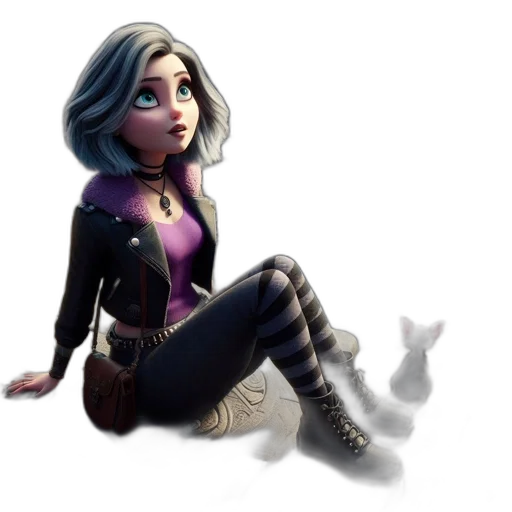 jacket, concept art, comic book art, fantasy art transparent PNG cut-out
