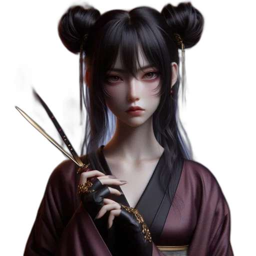 staff, face, weapon, fantasy art transparent PNG cut-out