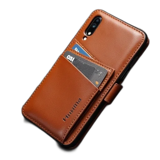 leather, wallet, case, card transparent PNG cut-out