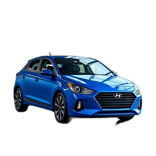 car, 3d render, photorealistic, hyundai transparent PNG cut-out