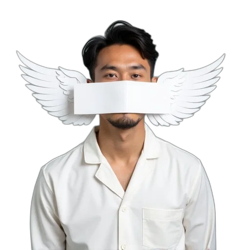 mask, staff, face, hat transparent PNG cut-out