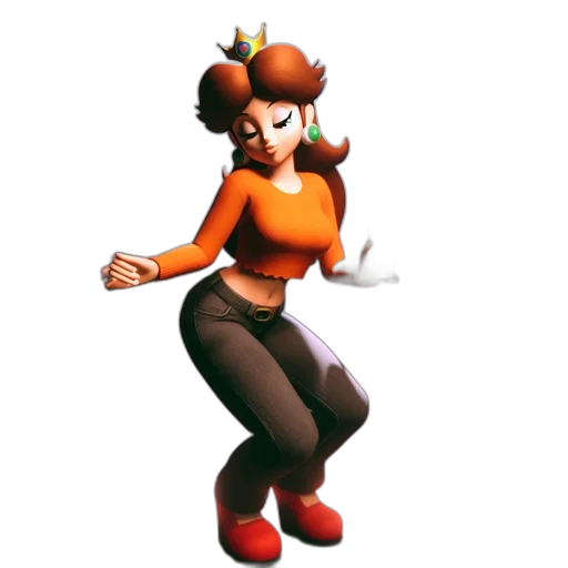 staff, dress, concept art, 3d render transparent PNG cut-out