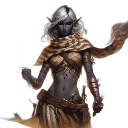 fantasy art, concept art, comic book art, photorealistic transparent PNG cut-out