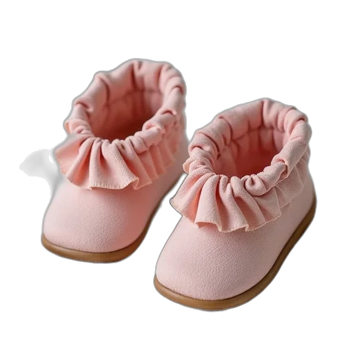 shoes, 3d render, little, girl transparent PNG cut-out