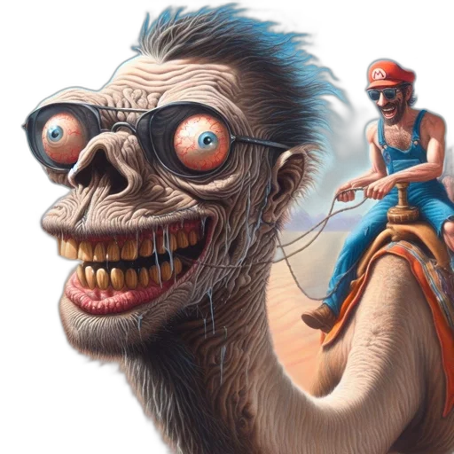 creature, concept art, comic book art, fantasy art transparent PNG cut-out