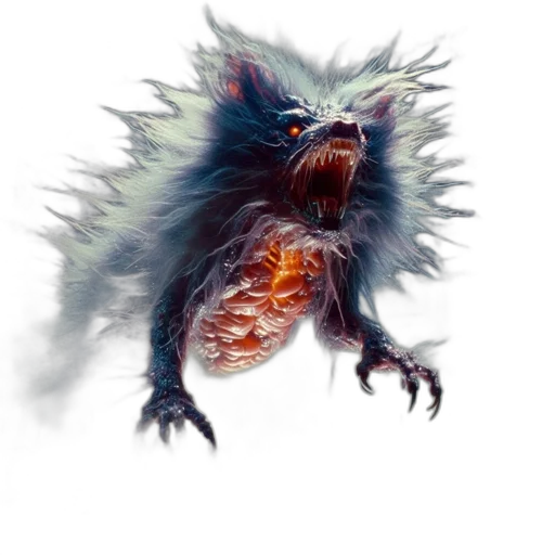 creature, dragon, animal, staff transparent PNG cut-out