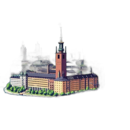 building, 3d render, concept art, photorealistic transparent PNG cut-out