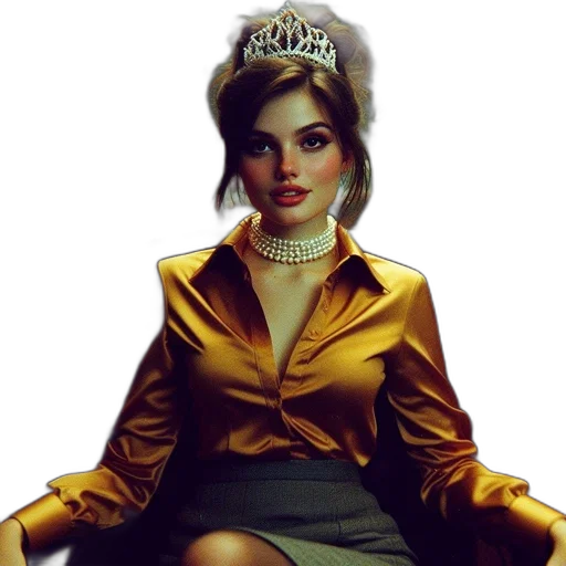 crown, jewelry, dress, jacket transparent PNG cut-out